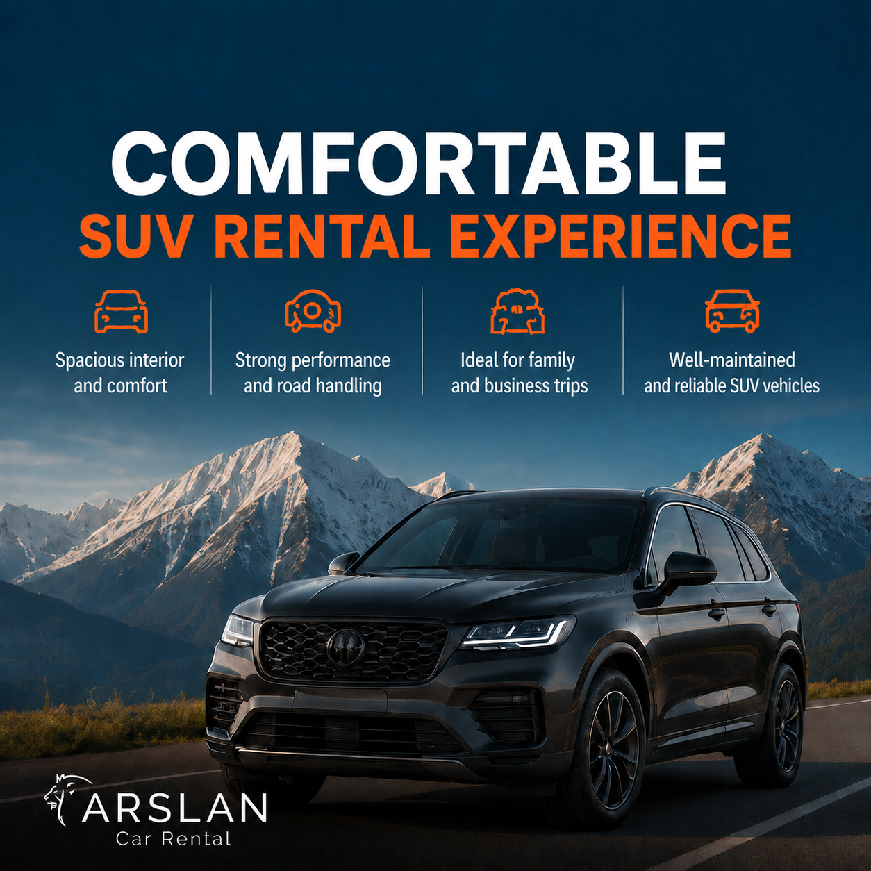 Comfortable SUV Rental Experience